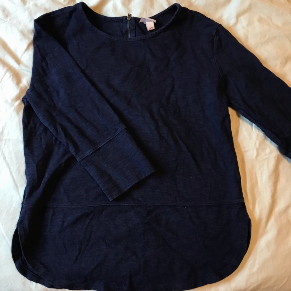 Navy Merona Top